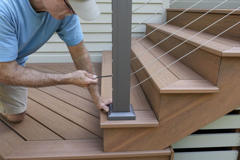 Oak Stairs Repair in Olathe, KS