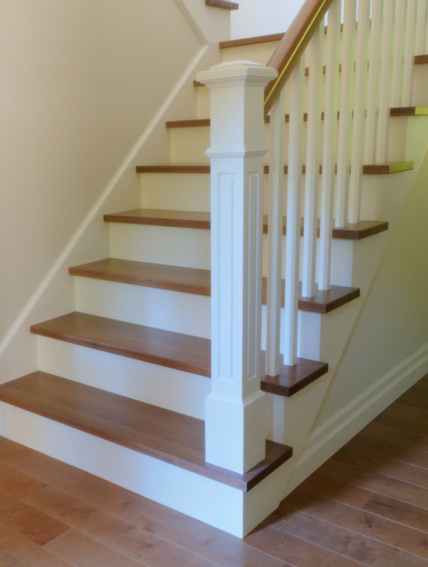 Wooden Banister Installation in Olathe, KS